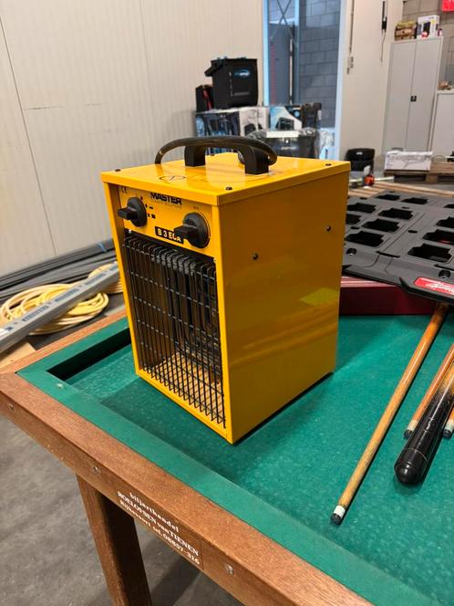 Master B 3 ECA elektrische bouwkachel – 3 kW – 230V, Huis en Inrichting, Kachels, Zo goed als nieuw, Gaskachel, Elektrisch, Ophalen of Verzenden