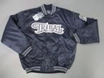 Tribal classic satin vintage bomber jacket navy blue XL, Kleding | Heren, Nieuw, Blauw, Tribal, Ophalen of Verzenden