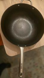 Skottsberg Gietijzeren Wokpan, Huis en Inrichting, Ophalen, Gebruikt, Gietijzer, Keramische plaat