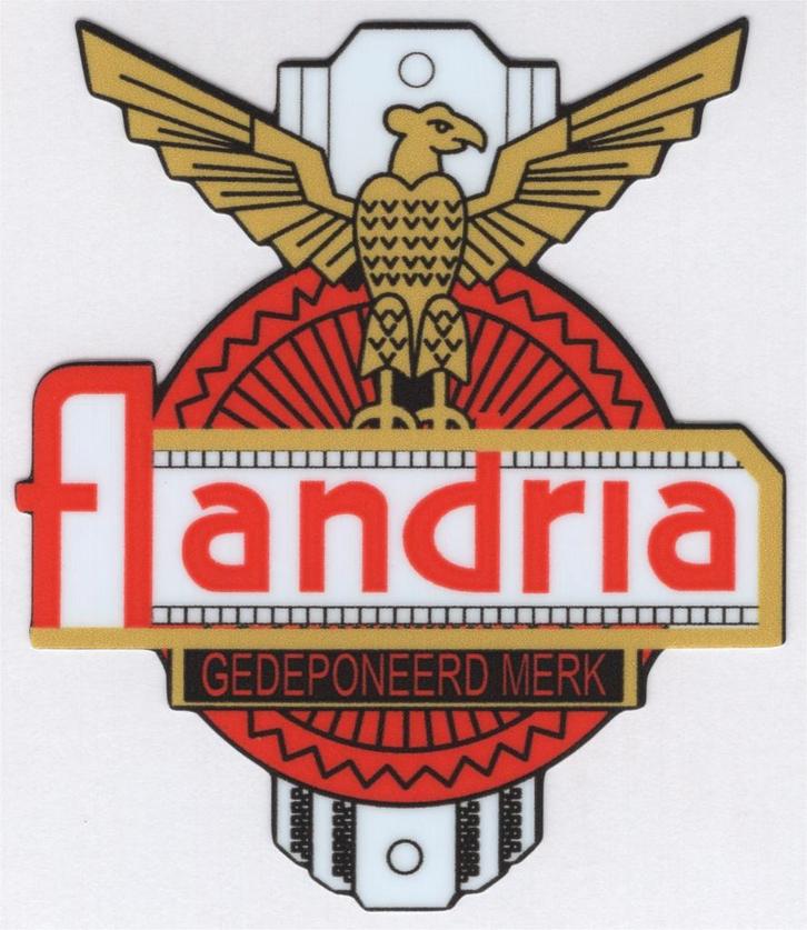 Flandria sticker #1, Motoren, Accessoires | Stickers, Verzenden