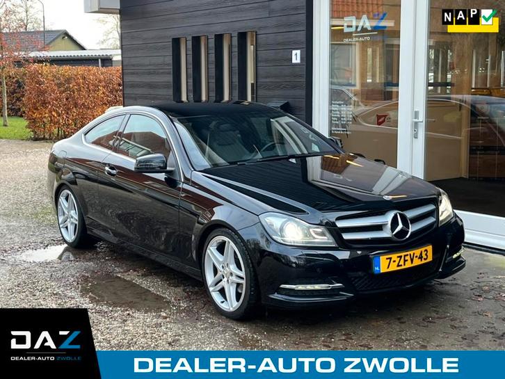 Mercedes-Benz C-Klasse Coupé 180 Ambition Aut/Ecc/Leer/Navi, Auto's, Mercedes-Benz, Bedrijf, Te koop, C-Klasse, ABS, Airbags, Airconditioning