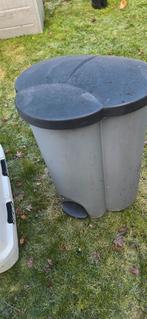 Prullenbak, Ophalen, Gebruikt, 40 liter of meer, Metaal