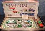 Vintage opwindbare Russische baan,met trein, OVP, Antiek en Kunst, Ophalen