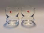 2 Paula glazen, Iittala Finland, Ophalen of Verzenden, Gebruikt, Waterglas