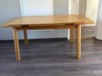 Eetkamertafel massief eiken 140 x 85 of 210 x 85, Ophalen, Gebruikt, Eikenhout, 200 cm of meer