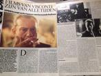 artikel over Luchino Visconti, Ophalen of Verzenden, Gebruikt, Boek, Tijdschrift of Artikel
