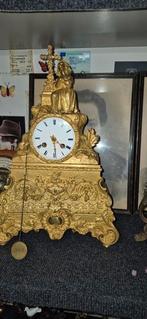 Prachtige bronzen klok, Antiek en Kunst, Ophalen