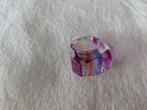 Vintage Geometric plastic ring, jaren '60, Hippie ring. lees, Sieraden, Tassen en Uiterlijk, Ringen, Overige materialen, Gebruikt