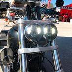 Harley Davidson Fat Bob LED Koplampen, Motoren, Onderdelen | Harley-Davidson, Ophalen of Verzenden, Nieuw