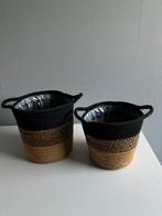 2 leuke bloempotten, Ophalen, Overige materialen, Gebruikt, Rond
