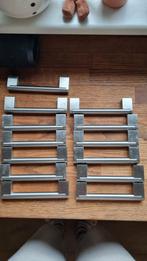 13 RVS Handgrepen (128mm), Ophalen of Verzenden, Gebruikt, Grijs