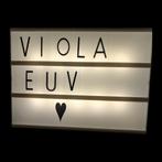 Letter Lichtbak - Cinematic Lightbox - Decoratie met Letters, Ophalen of Verzenden