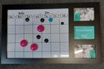 Planbord memobord Whitebord magnetisch met fotolijsten, Ophalen of Verzenden, Zo goed als nieuw, Magneetbord