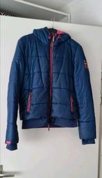 Superdry winterjas dames maat L, Kleding | Dames, Jassen | Winter, Ophalen of Verzenden, Zo goed als nieuw, Blauw