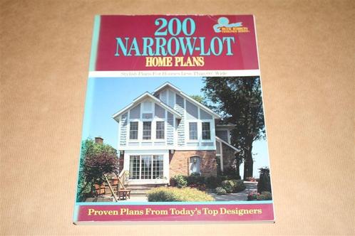 200 Narrow-lot Home Plans. Stylish Plans for Houses..., Boeken, Wonen en Tuinieren, Gelezen, Interieur en Design, Ophalen of Verzenden