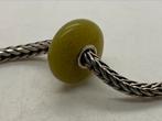 D128 Trollbeads kraal Chinese jade, Sieraden, Tassen en Uiterlijk, Bedels, Ophalen of Verzenden, Trollbeads, 1 bedel, Trollbeads