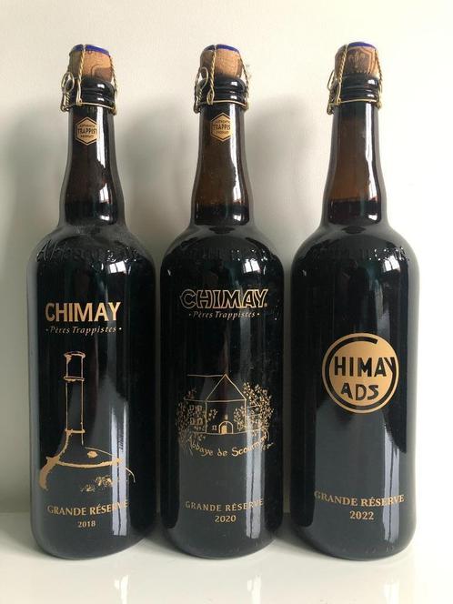 Chimay Grande Réserve Edition Limitée (2018/2020/2022) set, Verzamelen, Biermerken, Nieuw, Flesje(s), Overige merken, Ophalen
