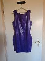 Paarse latex jurk XXL, Kleding | Dames, Jurken, Paars, Maat 46/48 (XL) of groter, Ophalen of Verzenden, Boven de knie