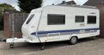 Hobby 460 de Luxe Easy – Bouwjaar 2006, Caravans en Kamperen, 70 kg, Omvormbare zithoek, Rondzit, Hobby