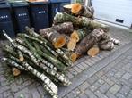 Partij berkenhout berk haardhout kachelhout, Tuin en Terras, Haardhout, Minder dan 3 m³, Ophalen, Berkenhout, Blokken