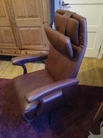 Bruin leren Sta op Stoel, Ophalen, Bruin, Leer, Zo goed als nieuw