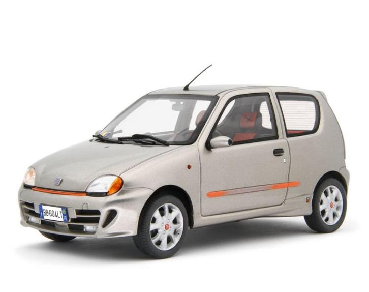 1:18  Fiat Seicento Sporting Abarth 1998  -  Laudoracing, Hobby en Vrije tijd, Modelauto's | 1:18, Nieuw, Auto, Overige merken