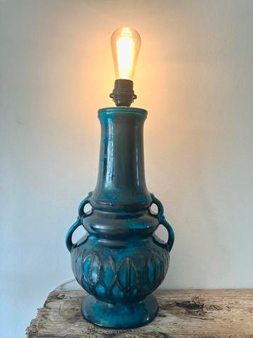 Lava keramieklamp,blauw beschikbaar voor biedingen