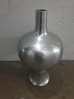Metalen (RVS) Vaas designmodel 0.40hx0.25br, Ophalen, Overige materialen, Overige kleuren, Zo goed als nieuw