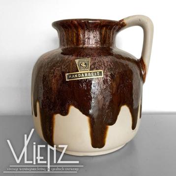 Vintage vaas Schlossberg Keramik West-Germany glazuur beschikbaar voor biedingen