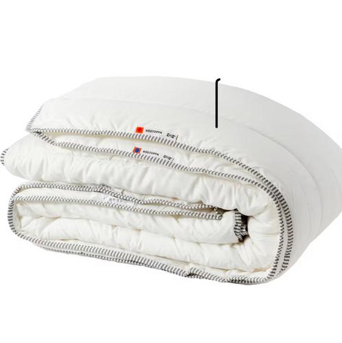 4-seizoenendekbed, wit, 240x220 cm ikea RÖDTOPPA, Huis en Inrichting, Slaapkamer | Beddengoed, Zo goed als nieuw, Deken of Dekbed