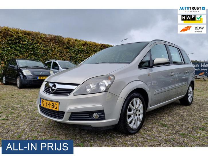 Opel Zafira 1.8 Temptation 7 PERSOONS AUTOMAAT NIEU, Auto's, Opel, Bedrijf, Te koop, Zafira, ABS, Airbags, Airconditioning, Alarm