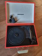 Crosley platenspeler in oranje koffer, Overige merken, Platenspeler, Ophalen of Verzenden, Zo goed als nieuw