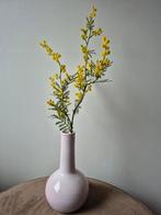 Keramische vaas incl. Zijden mimosa bloem merk Silk-ka, Ophalen of Verzenden, Nieuw, Binnen