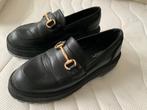 Zwarte leren lage dames schoenen, Kleding | Dames, Schoenen, Zwart, Ophalen of Verzenden, Zo goed als nieuw, Espadrilles of Moccasins