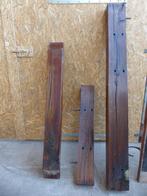oud eiken spoorbielzen, wagondelen eiken, rustiek eiken, Doe-het-zelf en Verbouw, Hout en Planken, Ophalen of Verzenden, Eiken