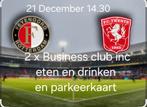 Feyenoord Vip Hospitality Tickets, Tickets en Kaartjes, Twee personen, December, Europa of Champions League