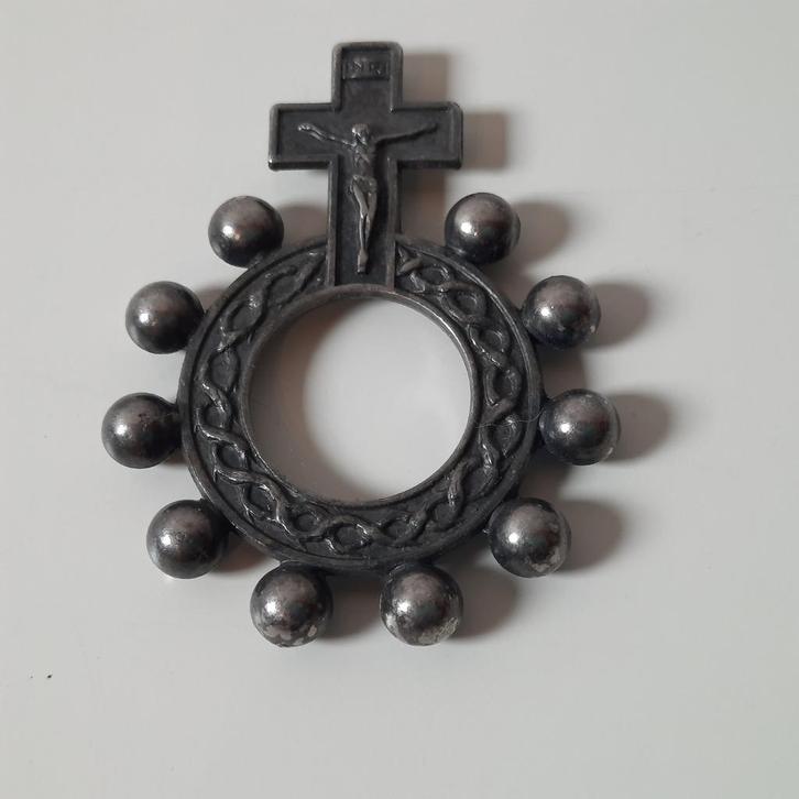 antieke Franse katholieke rozenkrans, Antiek en Kunst, Antiek | Religie, Ophalen of Verzenden