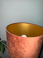 Lampenkap oranje zachte stof, Huis en Inrichting, Lampen | Lampenkappen, Ophalen, Overige kleuren, Rond, Zo goed als nieuw