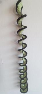 Gehaakte wind spinner Zwart/Lime, Ophalen of Verzenden, Nieuw, Haken, Overige typen