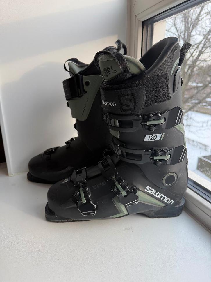 Salomon S/Pro 120 skischoenen, Sport en Fitness, Skiën en Langlaufen, Gebruikt, Schoenen, Skiën, Salomon, 160 tot 180 cm, Ophalen