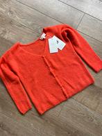 Sézane Barry vest cardigan mandarijn rood oranje nieuw XXS, Kleding | Dames, Truien en Vesten, Nieuw, Maat 34 (XS) of kleiner