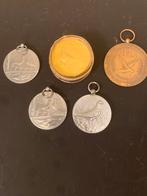 5 Sierduiven Medailles Kampioenschap 1949-1962, Ophalen of Verzenden, België, Losse munt