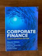 Corporate Finance - Fourth European Edition (als nieuw), Ophalen of Verzenden, Zo goed als nieuw, WO, David Hillier e.a.