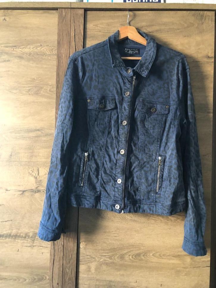 Stoere blauwe Expresso spijkerjasje in de maat 44, Kleding | Dames, Jasjes, Kostuums en Pakken, Zo goed als nieuw, Maat 42/44 (L)