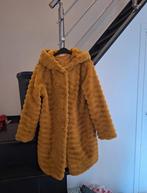 Faux fur jas mosterd l/xl, Ophalen of Verzenden, Zo goed als nieuw, Maat 42/44 (L), Geel