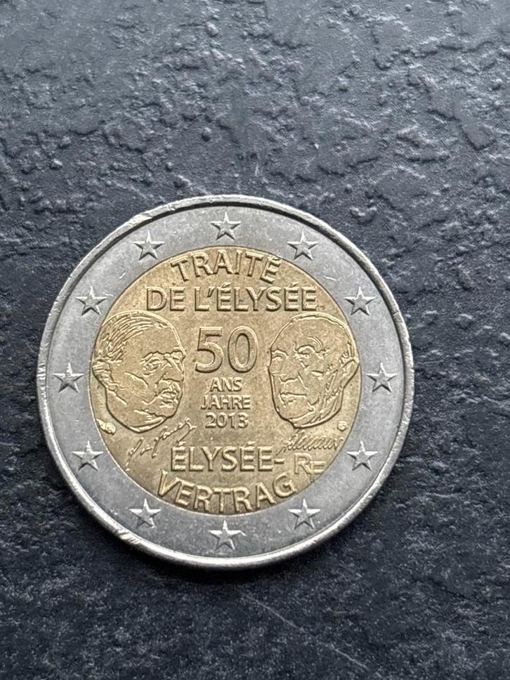 2 Euro 2013 Elysée Verdrag - Duitsland/Frankrijk, Postzegels en Munten, Munten | Europa | Euromunten, Losse munt, 2 euro, Duitsland