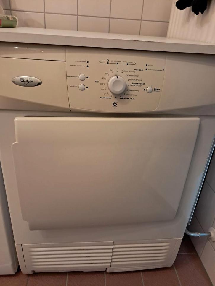 Whirlpool AWZ7480 Droger - Voor de Handige Harry!, Witgoed en Apparatuur, Wasdrogers, Gebruikt, Condens, Voorlader, 4 tot 6 kg