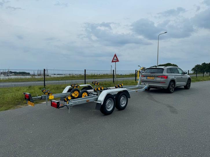 Pega VB2000/675 Boottrailer - Topconditie!, Watersport en Boten, Boottrailers, Zo goed als nieuw, Sloepentrailer, 1500 tot 3000 kg