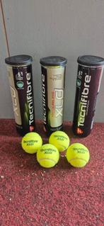 3 kokers Technifibre tennisballen, Ballen, L00, Zo goed als nieuw, Ophalen