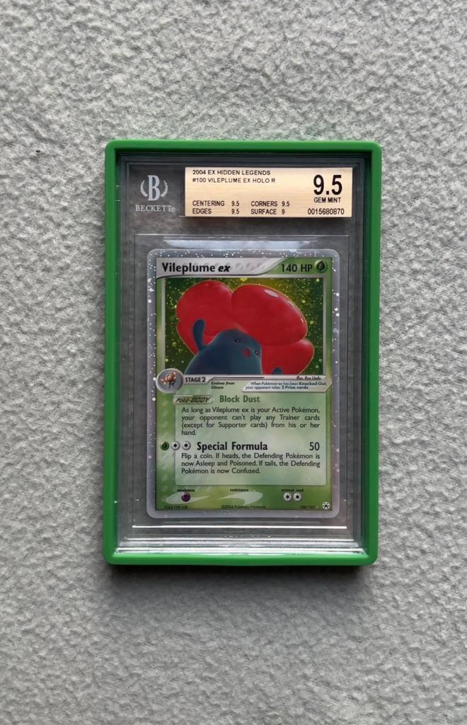 Vileplume EX #100 | Pokemon Hidden Legends | BGS 9.5 POP 9, Hobby en Vrije tijd, Verzamelkaartspellen | Pokémon, Zo goed als nieuw